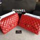 Chanel Classic Flap Bag in Original Red Leather A1113 - Timeless Elegance