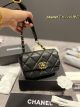 Chanel 19 Sheepskin Leather Belt Bag - Black
