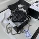 Chanel Black Clutch with Chain and Logo Accent AP2758
