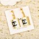 Chanel Earrings with Classic Design and Embellished with Crystals