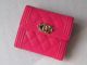 Chanel Matelasse Bi-Fold Wallet with Rose Cannage Pattern in Gold A48980
