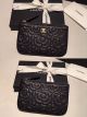 Replica Chanel Sheepskin Leather Wallet Black
