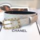 Chanel Calf Leather Belt Wide Chanel Belts