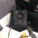 Chanel Black Drawstring Bag AS0310