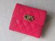 Chanel Tri-Fold Wallet in Calfskin Leather - Peach