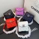 CHANEL 2020 New Arrival Leather Ball Grain Bag in Silver Color