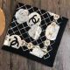 Chanel Camellia Square Silk Scarf