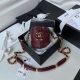 Chanel Lambskin Drawstring Bag with Gold Metal Hardware in Wine Color - AP2330