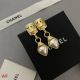 1:1 Chanel Classic CC Logo Earrings Gold CE8824