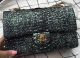 Chanel 2.55 Series Green Python Leather Flap Bag Gold A1112SA