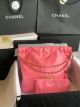 Chanel Shiny Calfskin and Gold-Tone Metal Handbag in Pink - AS3261