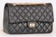 Chanel Classic Flap Bag in Black Calfskin Leather - A30226 Gold - Chanel Handbag