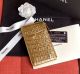Chanel Calfskin and Gold-Tone Metal Bag A81598 Gold