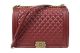 Boy Chanel Flap Shoulder Bag in Original Cannage Pattern - A67087 in Burgundy Color