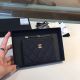 Chanel Metallic Grained Lambskin Coin Purse - Black