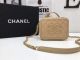 Chanel A93341 Apricot Cosmetic Bag with Original Cannage Pattern