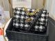 Chanel 19 Flap Bag in Black and White - AS1161