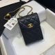 Chanel Original Small Classic Sheepskin Shoulder Bag in Black AP1448