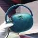 Chanel Green Calfskin Clutch Bag AS0764