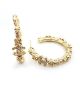 Chanel Style Earrings with Sparkling Crystals