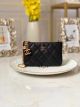 Chanel Black Goatskin Zipped Wallet AP31504-6