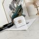 Chanel 19 Zip Card Bag White