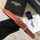 Chanel Original Calf Leather Belt 56989 Camel JK666Av