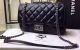 Chanel Classic Flap Bag in Original Calfskin Leather - Black