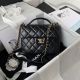 CHANEL Black Calfskin Flap Shoulder Bag with JK2934ff76