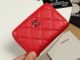 Best Knockoff Chanel Classic Card Holder - Grained Calfskin & Silver-Tone Metal Black