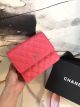 Chanel Matelasse Bi-Fold Wallet in Cannage Patterns Rose CHA3358