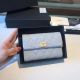 Chanel Boy Matelasse Caviar Calfskin Leather Wallet in Light blue
