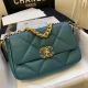 Chanel 19 Flap Bag - Dark Green - AS1160 - JK3712