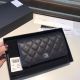 Chanel Caviar Calfskin Leather Bi-Fold Wallet Black
