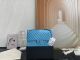 Chanel Classic Sky Blue Lambskin Handbag V01112 - Silver Metal