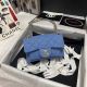 1:1 Chanel Blue Grained Calfskin Flap Shoulder Bag AS9960 JK3074