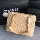 Chanel Boy Grand Shopping Tote Bag GST Apricot Cannage Pattern A50995 Gold