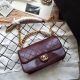 Chanel Classic Sheepskin Leather Flap Bag A33564 Wine