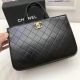 Chanel Classic Black Leather Tote Bag CHA2370