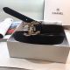 Wide Calf Leather Belt from Chanel with 30mm Width - 56595