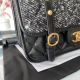 Chanel Black Flap Bag AS2696 with Signature CC Logo