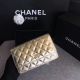 Chanel Sheepskin Leather WOC Flap Bag 33814 Gold