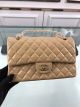 Chanel 2.55 Flap Bag A1112 in Apricot Color