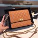 Boy Chanel Clutch with Chain in Brown Color