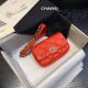 Chanel 19 Sheepskin Leather Bodypack in Red Color