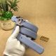 High Quality Chanel 30mm Leather Belt in Blue Color - CH5234