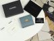 Chanel Light Blue Calfskin Leather & Gold-Tone Metal A80734