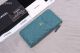 Chanel Classic Pouch in Sky Blue Grained Calfskin with Gold-Tone Metal