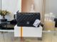 Chanel Classic Grained Calfskin Handbag with Silver Metal, Black - Style 01112