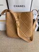 Chanel Leather Shoulder Bag AS2844 - Apricot